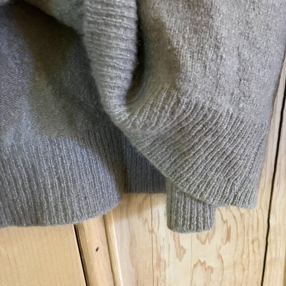 Oats Cashmere Womens 100% Cashmere Debra Hayburn Boxy Sweater Small Beige FA EXC - Picture 6 of 9